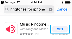 Purchase Ringtone From App Store on iPhone