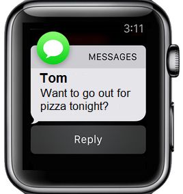 Reply to Message Using Siri on Apple Watch