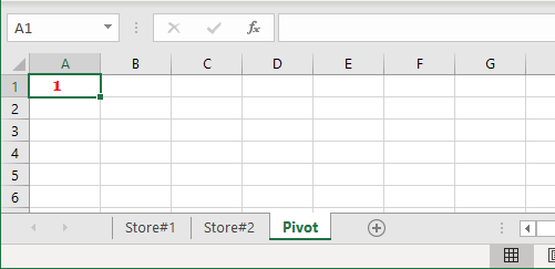 Celda en blanco en Excel 