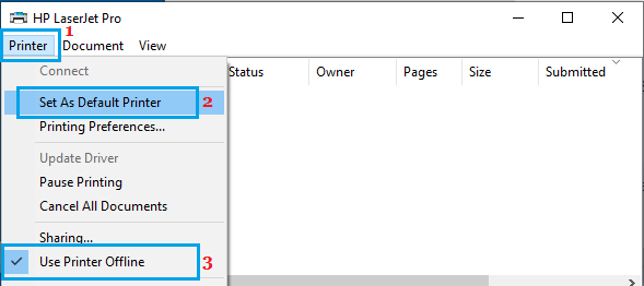 Establecer como opción de impresora por defecto en Windows