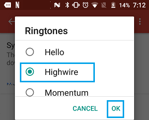 Set Gmail Ringtone Notification Sound on Android Phone