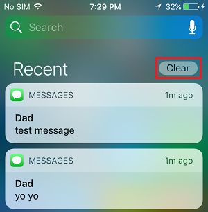 Eliminar una notificación sin 3D Touch en el iPhone