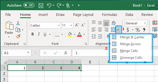 Tips On How To Merge And Unmerge Cells In Excel Mundobytes 2389