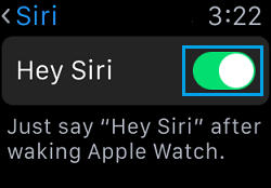 Activar Hey Siri en el Apple Watch