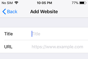 Add Website to Allowed List on iPhone