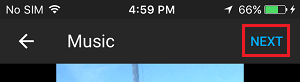 Next Tab on YouTube App on iPhone