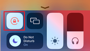 Desactivar el bloqueo de orientación en el iPhone