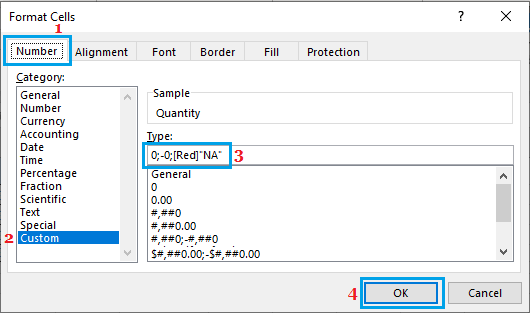 Sustituye los ceros por texto en Excel