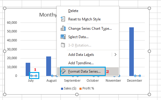 Format Excel Chart Data Series 