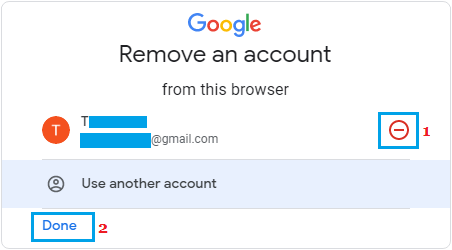 Eliminar la cuenta de Gmail del navegador en el ordenador