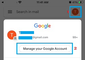 Gestionar la elección de tu cuenta de Google en Gmail