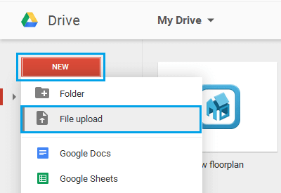 Subir un archivo a Google Drive