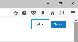 YouTube Upload Button