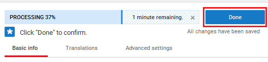 YouTube Video Upload Processing in Progress
