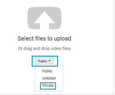 YouTube Video Privacy Options