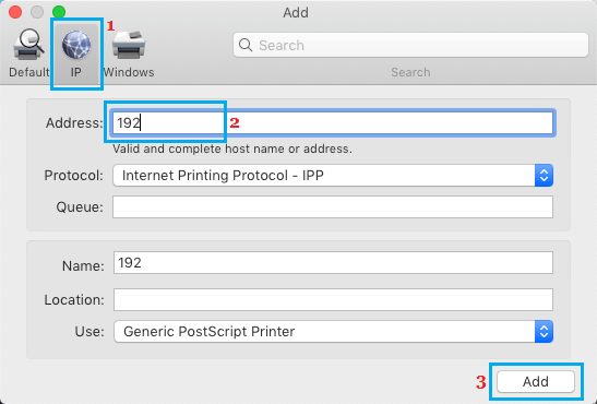 Add Wireless Printer to Mac Using IP Address