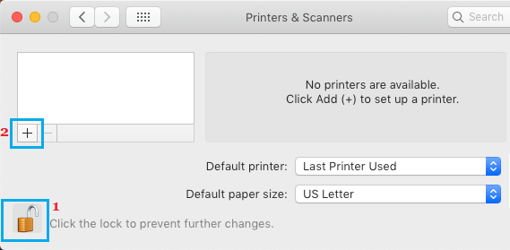 Add Printer to Mac Using System Preferences