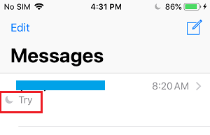 Specific Contact Placed in Do Not Disturb Mode on iPhone