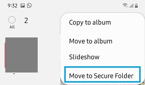 Move Selected Photos to Secure Folder on Android