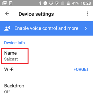 Change Chromecast Name on iPhone or Android Phone