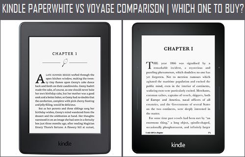 Kindle Paperwhite Vs Voyage Comparison