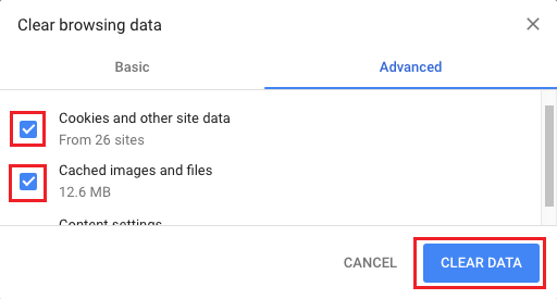 Eliminar los datos de navegación en el navegador Chrome