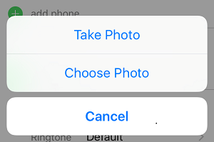 Elige o haz una foto en el iPhone