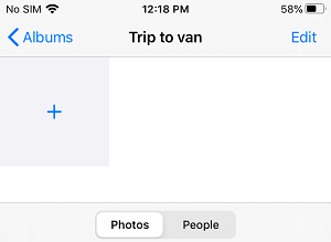 Add Photos to iCloud Shared Album on iPhone