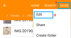 Edit WhatsApp Sent Media Folder