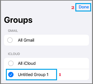 Show Only Group Contacts on iPhone