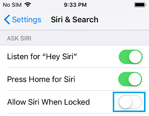 Activar Hey Siri en el iPhone