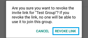 Revoke WhatsApp Group Invite Link 