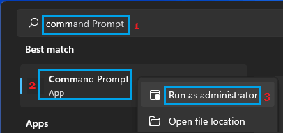 Open Command Prompt As Admin