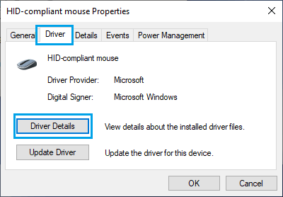 Update Driver For Mouse