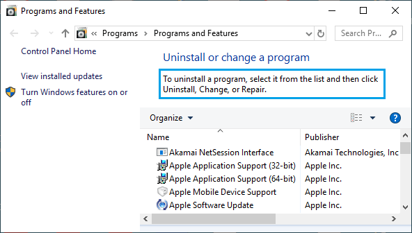 Uninstall Suspicious Programs in Windows 