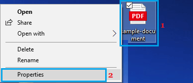 Abrir las propiedades de los archivos en un PC con Windows