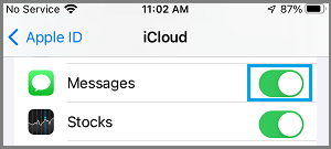 Enable iCloud Messages on Mac