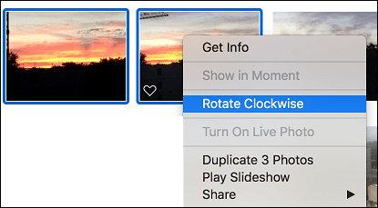 Rotate Photos Using Photos App