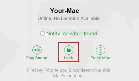 Lock Stolen or Lost Mac Using Find My Mac Service