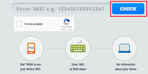 Enter IMEI to Check Whether Android Phone is Locked or Unlocked