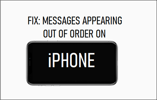 Messages Appearing Out of Order On iPhone
