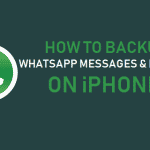 Backup WhatsApp Messages and Photos On iPhone