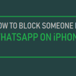 Block Somebody in WhatsApp On iPhone