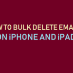 Bulk Delete Emails on iPhone or iPad