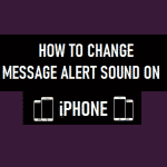 Change Message Alert Sound on iPhone
