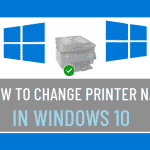 Change Printer Name in Windows 10