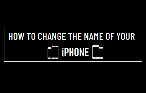 Change the Name of Your iPhone