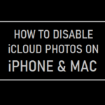 The way to Disable iCloud Photographs On iPhone & Mac