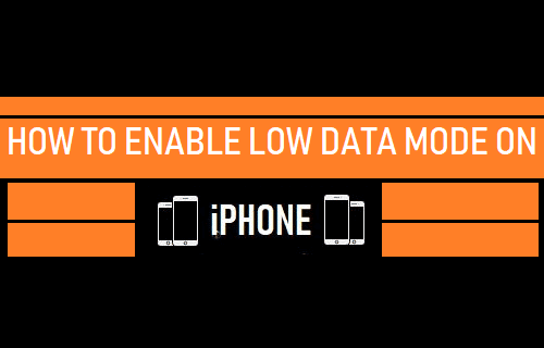 Enable Low Data Mode on iPhone