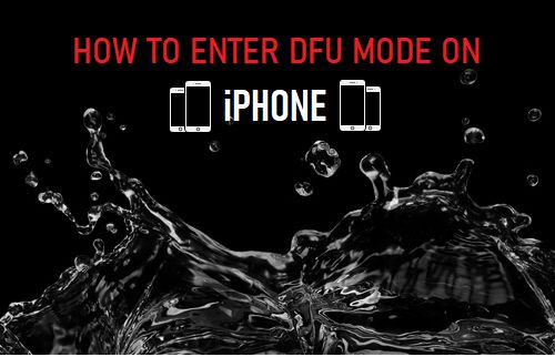 Enter DFU Mode on iPhone